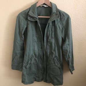 Abercrombie Girl’s Olive Green Jacket - 10